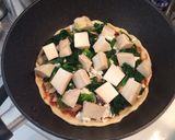 ゴロゴロ京芋の味噌チーズピザ作り方8写真