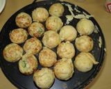 オクラ入りたこ焼き(たこ無し)作り方8写真