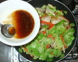 鶏肉と野菜炒め♪ローストチキンのタレで作り方8写真