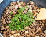 ひじきと長いものスタミナそぼろ丼作り方4写真
