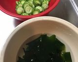 絶品副菜♡超簡単♡たこときゅうりの酢の物作り方1写真