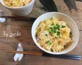 めんつゆで作る！簡単ヘルシー親子丼作り方7写真