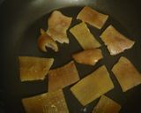 ぶたんかわ　(豚の皮)　フライパン焼き作り方1写真
