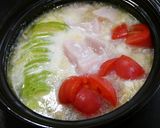 糖質制限！美肌コラーゲン鍋(トマト)作り方5写真