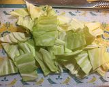 鶏胸肉とキャベツとえのきをレンジでチン作り方1写真