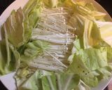 鶏胸肉とキャベツとえのきをレンジでチン作り方4写真