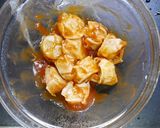 レンジで簡単！海老焼売でエビチリ作り方4写真