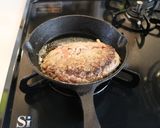 スキレットの熱々ハンバーグ作り方4写真