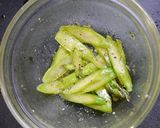 レンジで簡単！アスパラガーリック炒め作り方4写真