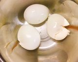 付け合わせに☆丸ごと南瓜の半熟卵グラタン作り方5写真