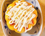 付け合わせに☆丸ごと南瓜の半熟卵グラタン作り方8写真