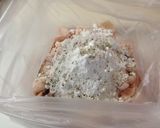 鶏皮のタレ漬け唐揚げ作り方4写真