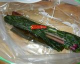 かぶの葉で野沢菜漬け風漬け物作り方5写真