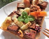 胡桃りんご＊チョコケーキトースト作り方7写真