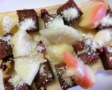胡桃りんご＊チョコケーキトースト作り方6写真