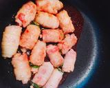 くるくる巻いて大葉焼豚♡作り方3写真