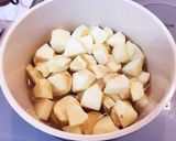 整腸作用★バター香る林檎とさつま芋の甘煮作り方3写真