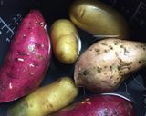炊飯器でさつま芋☆じゃが芋も一緒に☆覚書作り方1写真