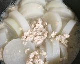 大根のひき肉あんかけ作り方3写真