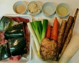 ブリのアラと根菜たちのまんぷく～っ！煮物作り方1写真