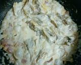 舞茸とほうれん草のクリームパスタ作り方12写真