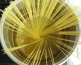 舞茸とほうれん草のクリームパスタ作り方7写真