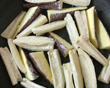 シャキシャキ蓮根とさつまいもの甘辛作り方3写真