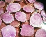 ｺﾄｺﾄｺﾄｺﾄ 紫芋の甘納豆作り方1写真