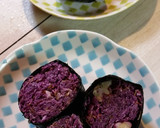 柿丿本（食用菊）の*のり巻き*胡桃入り作り方6写真