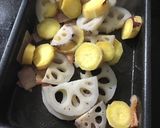 レンコンとさつまいもの根菜サラダ作り方5写真