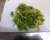 大根葉と卵の味噌汁作り方1写真