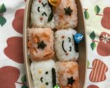 小学生女子ニコニコ 2段弁当作り方2写真
