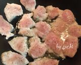 鶏むね肉と小松菜のオイ酢ターソース炒め作り方3写真