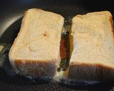甘くないフレンチトースト＊ハム＆チーズ作り方7写真
