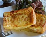 甘くないフレンチトースト＊ハム＆チーズ作り方9写真