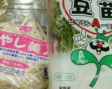 レンジで簡単☆もやしと豆苗の和え物作り方1写真