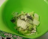 生白菜のサラダ作り方2写真
