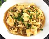 麺つゆで簡単♪鶏胸肉としめじのおろし煮♡作り方8写真
