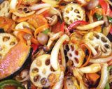 かぼちゃとレンコンのカレーオイスター炒め作り方8写真