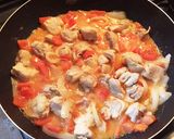 簡単鶏もも肉のトマト煮込み作り方7写真