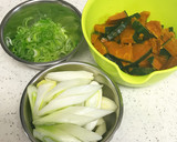 焼肉ダレde簡単☆牛肉とかぼちゃの炒め物作り方2写真