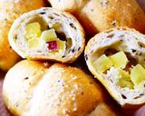 朝食&ランチに♪黒ごまさつまいも★塩パン作り方31写真