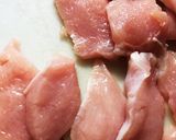 鶏胸肉が驚く程やわらか！胸肉ネギ醤油炒め作り方1写真
