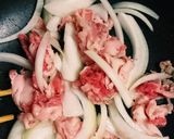 温玉のせ⭐簡単すき焼き風丼ぶり♪作り方3写真