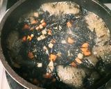 ひじきの煮物２段活用、混ぜご飯＆つくね作り方2写真