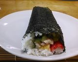 恵方巻に◇ツナとかにかまのサラダ巻寿司作り方10写真