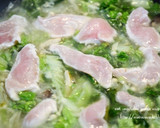 きのこと白菜の食べる野菜かきたまスープ鍋作り方4写真