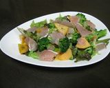 柿と水菜のサラダ作り方6写真