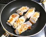 豚肉巻き蒟蒻ステーキ★おろし玉ねぎソース作り方10写真