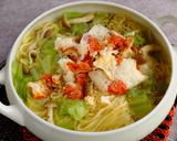 大満足♡香ばしチーズの塩カレーラーメン！作り方6写真